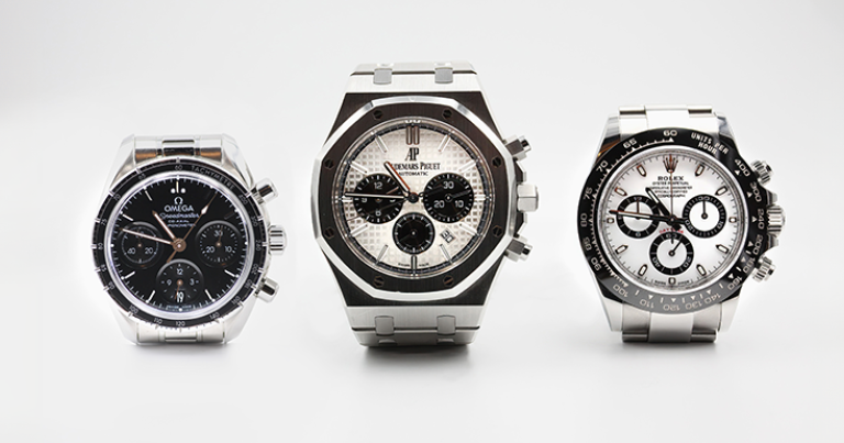 Une sélection de montres de luxe de seconde main par Kronos 360