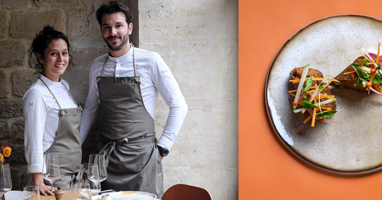 Cristina Chomet Tejeda et Pierre Chomet, restaurant Ambos, à Paris © Pierre Lucet-Penato