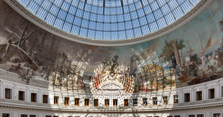 Bourse de Commerce, septembre 2020. Photo : © Patrick Tourneboeuf. Bourse de Commerce - Pinault Collection © Tadao Ando Architect & Associates, Niney et Marca Architectes, Agence Pierre-Antoine Gatier