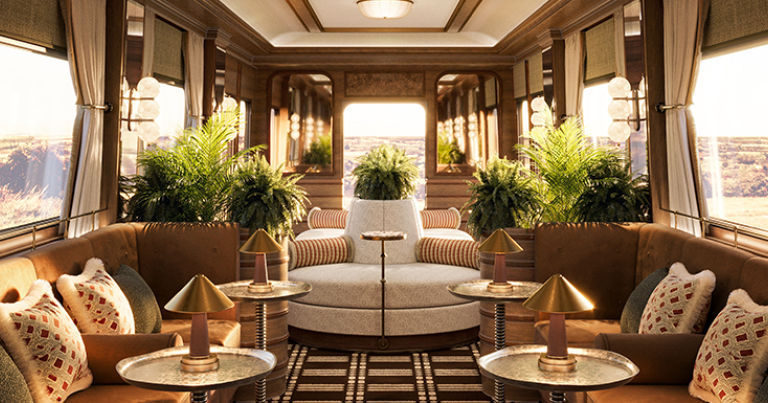 Le bar du train Britannic Explorer © Train de Prestige