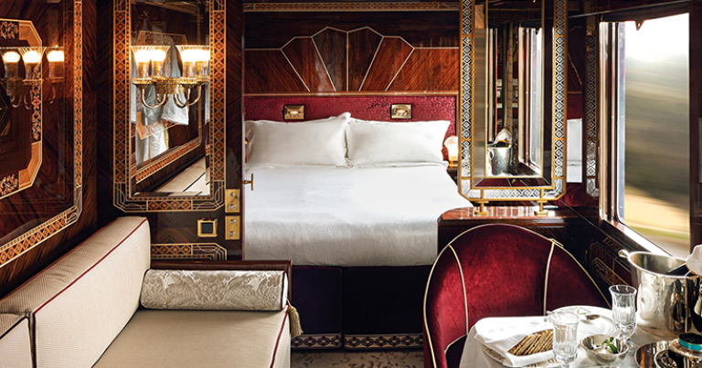 La grande suite du Venice Simplon-Orient-Express © Train de Prestige