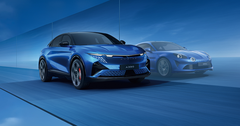 Une Alpine A390 chez Avis