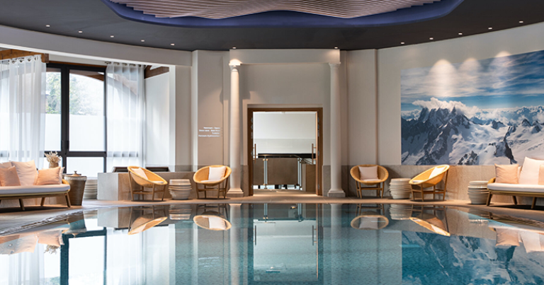 evian® SPA à l’Hôtel Royal, Évian Resort © Grégoire Gardette